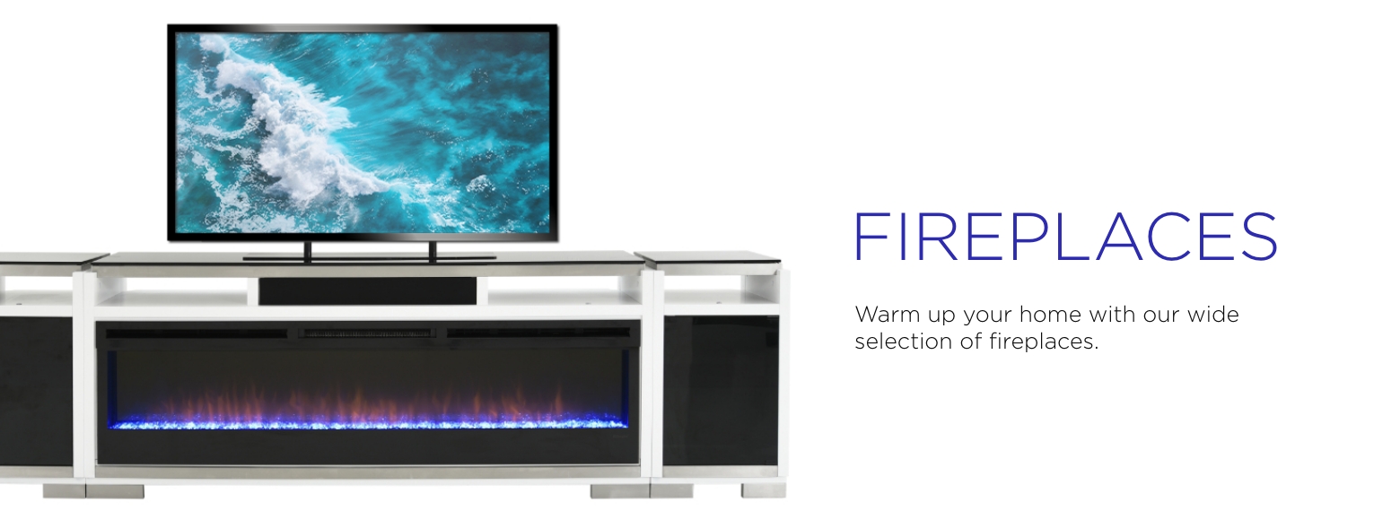 Fireplaces. Warm up your home with our modern selection of fireplaces. Pick yours out below.